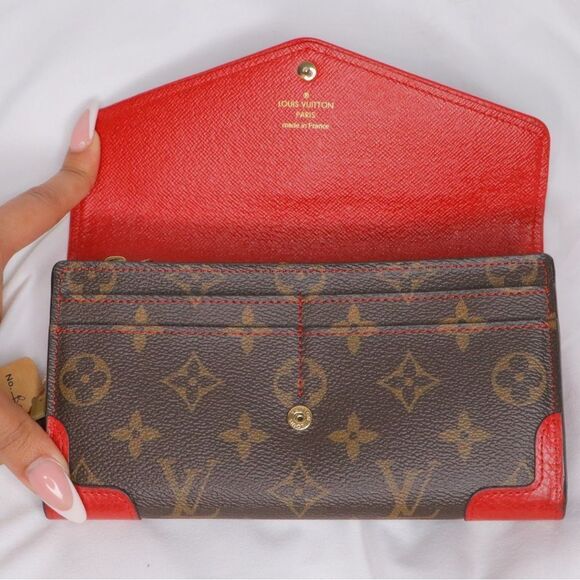 Louis Vuitton Monogram Portefeuille Sarah Retiro Long Wallet - Picture 11 of 12